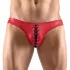 Svenjoyment - heren slip met veters - zwart rood