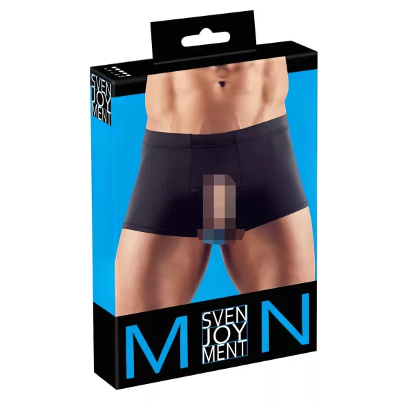 Svenjoyment - herenboxer - ultraglad - zwart - XL