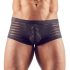 Transparante strepenboxer (zwart)