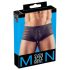 Transparante strepenboxer (zwart) - M