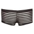 Transparante strepenboxer (zwart) - M
