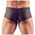 Transparante strepenboxer (zwart) - M
