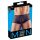 Transparante strepenboxer (zwart) - XL