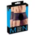 Svenjoyment - 2-delige zwarte transparante boxerset (S-L)