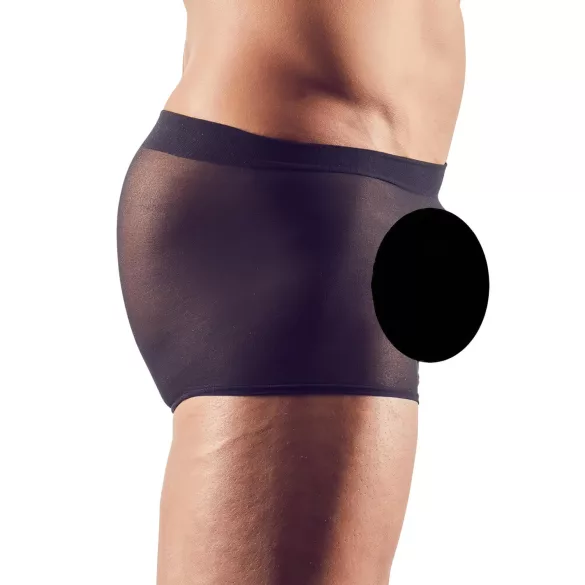 Svenjoyment - 2-delige zwarte transparante boxerset (S-L)