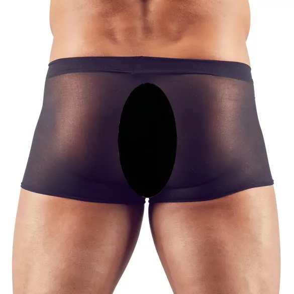 Svenjoyment - 2-delige zwarte transparante boxerset (S-L)