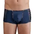 NEK - zwarte boxershort met veters en netinzet (blauw)