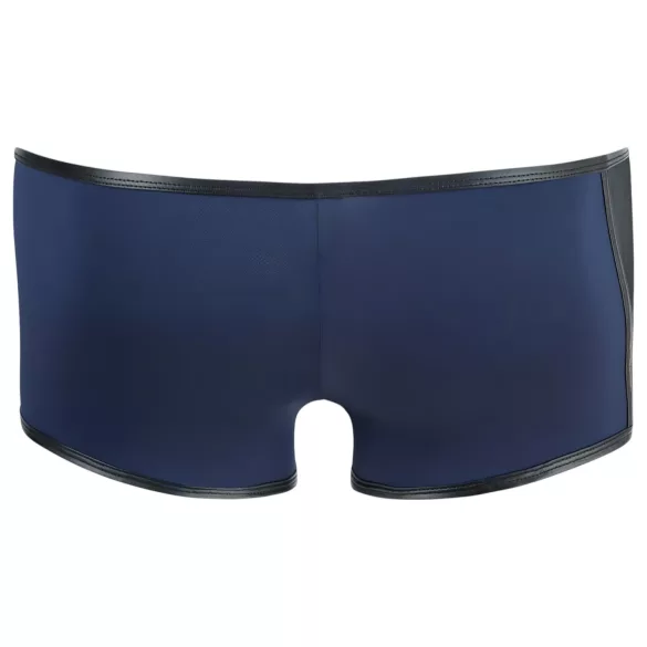 NEK - zwarte boxershort met veters en netinzet (blauw)