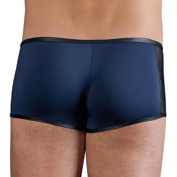 NEK - zwarte boxershort met veters en netinzet (blauw)