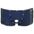 NEK - zwarte boxershort met veters en netinzet (blauw)