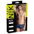 NEK - herenboxer - vetersluiting en netinzet - zwart/blauw - L