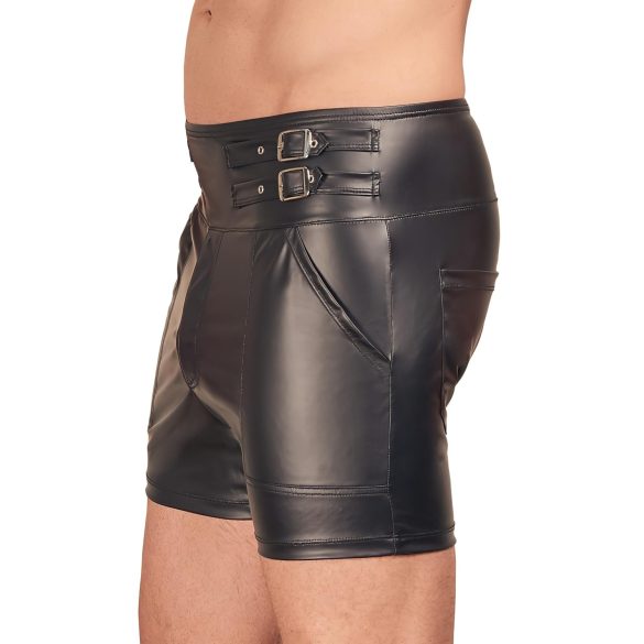 NEK - heren boxershort - verlengd model - metalen gesp - zwart