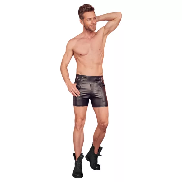 NEK - heren boxershort - verlengd model - metalen gesp - zwart