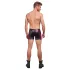 NEK - herenboxer met rits - rood inzetstuk - zwart