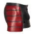 NEK - herenboxer met rits - rood inzetstuk - zwart - M