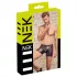 NEK - herenboxer met rits - rood inzetstuk - zwart - L
