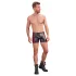 NEK - herenboxer met rits - rood inzetstuk - zwart - XL