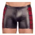 NEK - herenboxer met rits - rood inzetstuk - zwart - 2XL