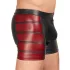 NEK - herenboxer met rits - rood inzetstuk - zwart - 2XL