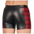 NEK - herenboxer met rits - rood inzetstuk - zwart - 2XL