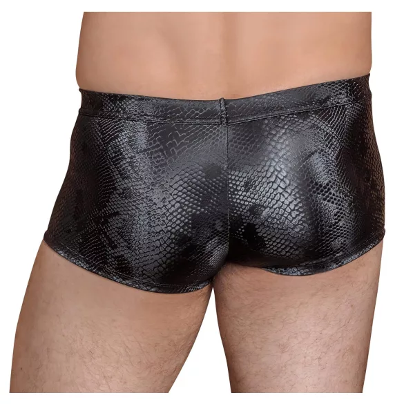 NEK - boxershort met slangenhuidmotief (zwart)