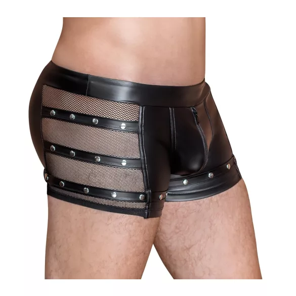 NEK - boxershort met studs en rits - zwart - M
