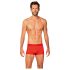 Obsessive - rode boxer met doorschijnende zijden - L/XL