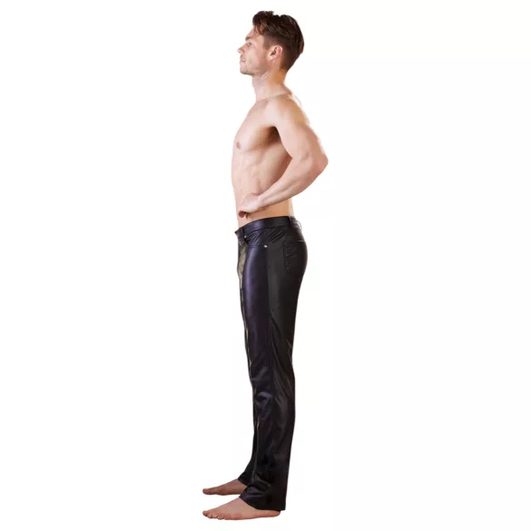 NEK - fetish legging - glanzend effect - zwart - L