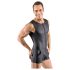 Svenjoyment - Mouwloze korte herenjumpsuit (zwart) - M
