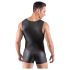Svenjoyment - Mouwloze korte herenjumpsuit (zwart) - M