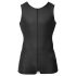 Svenjoyment - Mouwloze korte herenjumpsuit (zwart) - M