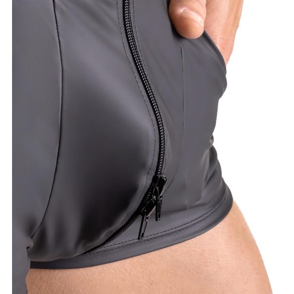 Svenjoyment - mouwloos kort herenoveral (zwart) - L