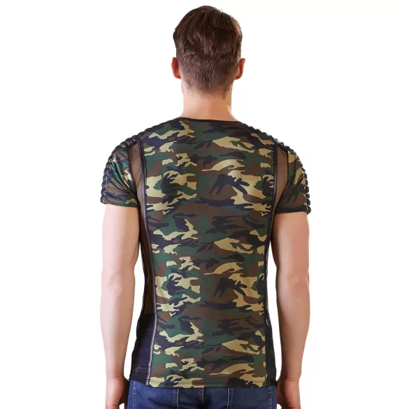 NEK - camouflage heren T-shirt (groen-bruin) - 2XL