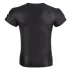 NEK - mat-zwart heren T-shirt met korte mouwen