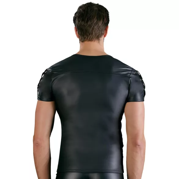 NEK - mat-zwart heren T-shirt met korte mouwen - XL