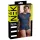 NEK - heren top - vetersluiting en netstof inzet - zwart/blauw - L