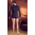 NEK - Kruisband Lange Mouwen Mannen Top (Zwart) - XL