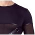 NEK - Zwarte lange mouw shirt met kruisband voor heren - XL