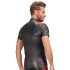 NEK - heren sweatvest met rode accenten en rits (zwart)