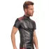 NEK - heren top met rits en rode inzet - zwart - M