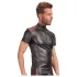 NEK - heren top met rits en rode inzet - zwart - M