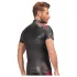 NEK - heren top met rits en rode inzet - zwart - M