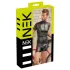 NEK - heren top met rits en rode inzet - zwart - XL