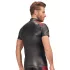 NEK - heren top met rits en rode inzet - zwart - XL
