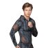 NEK - Herensweater met slangenprint en capuchon (zwart) - M