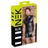 NEK - seksy heren top met studs en netdetails (zwart)