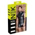 NEK - herenshirt met studs en netdetails (zwart) - M