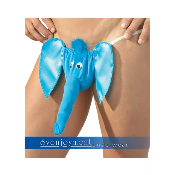 Svenjoyment - blauwe olifant-string (S-L)