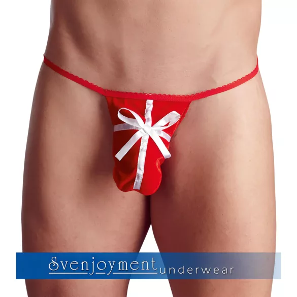 Cadeau kerst rode string voor mannen (S-L)