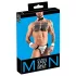 Svenjoyment - heren string kostuum set - ober - zwart/wit - L